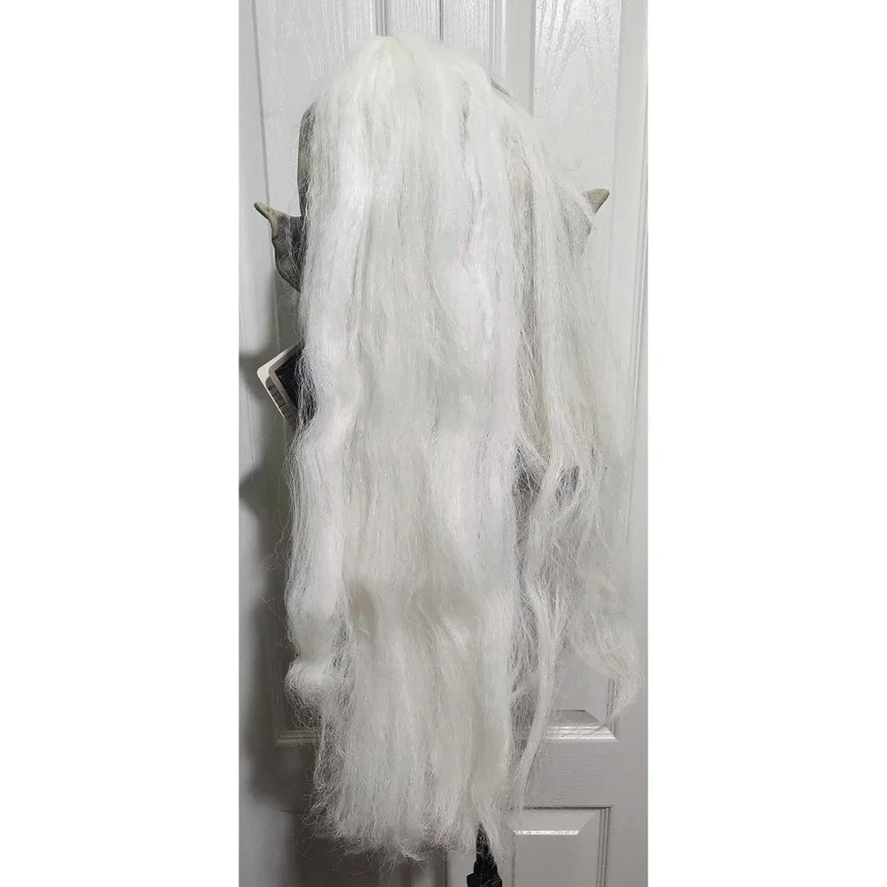 Mario Chiodo 2004 Wizard Mask Warlock Long White Beard Bald Troll Elf Overhead